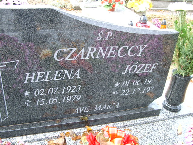 Józef Czarnecki 1910 Namysłów - Grobonet - Wyszukiwarka osób pochowanych