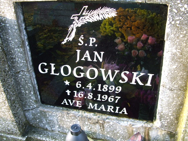 Jan Głogowski 1899 Namysłów - Grobonet - Wyszukiwarka osób pochowanych