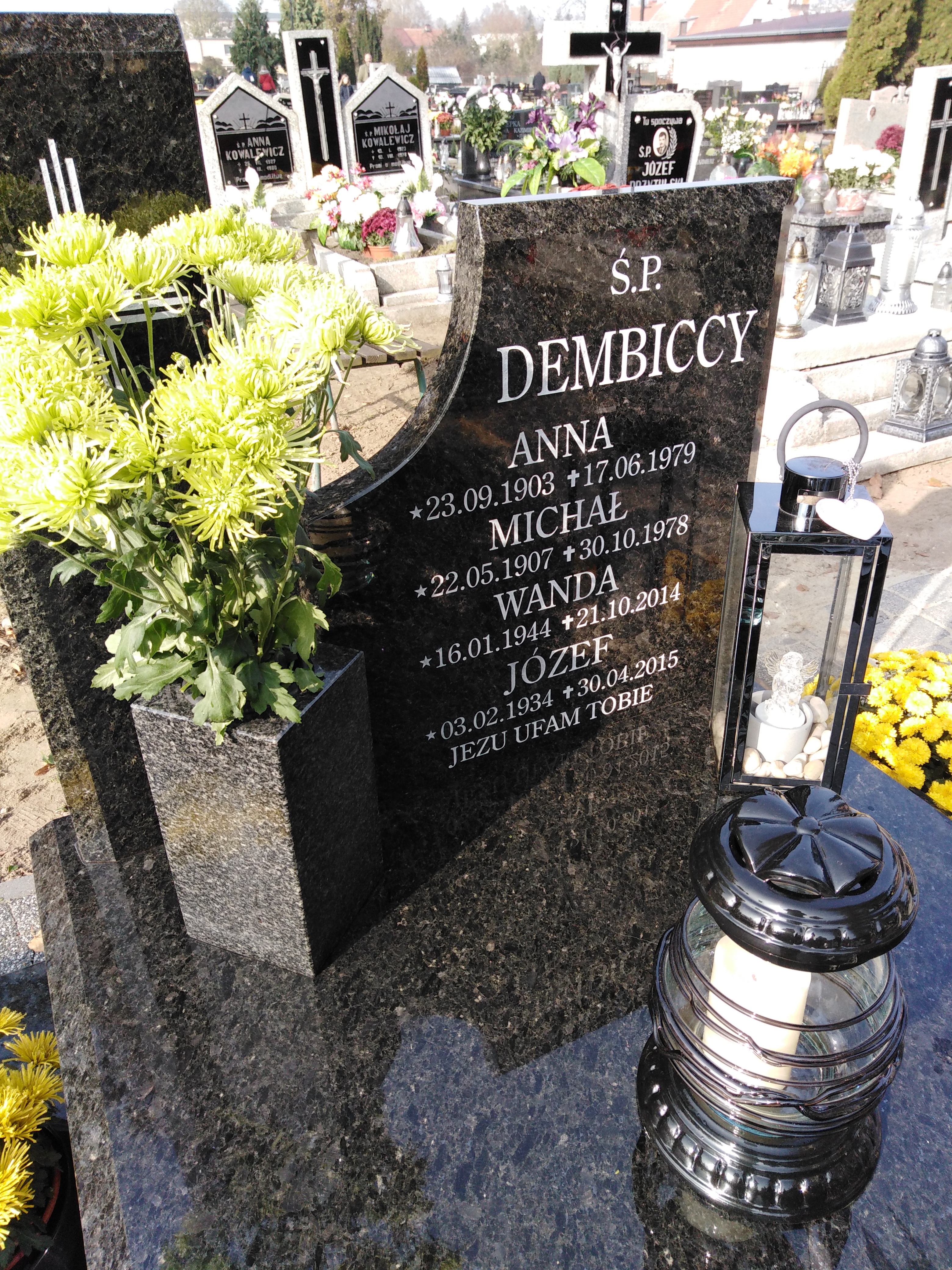 Michał Dembicki 1907 Namysłów - Grobonet - Wyszukiwarka osób pochowanych