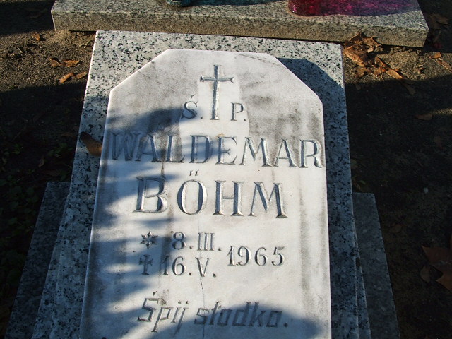 Grób Waldemar Bohm