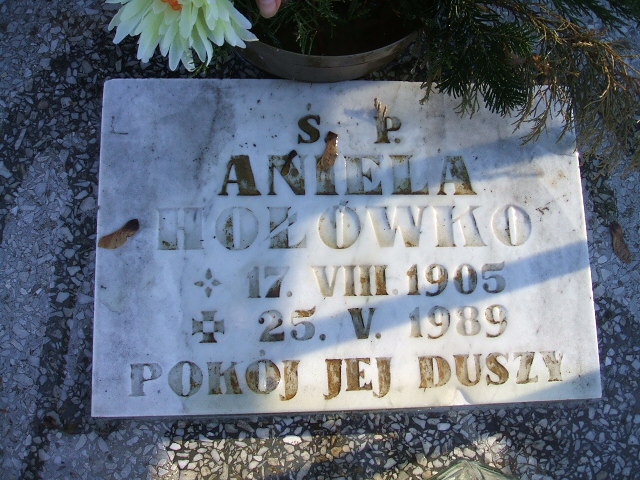 Aniela Hołówko 1905 Namysłów - Grobonet - Wyszukiwarka osób pochowanych