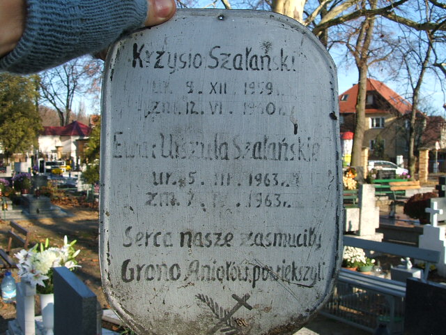 Urszula Szałańska 1963 Namysłów - Grobonet - Wyszukiwarka osób pochowanych