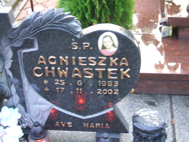 Agnieszka Chwastek 1983 Namysłów - Grobonet - Wyszukiwarka osób pochowanych