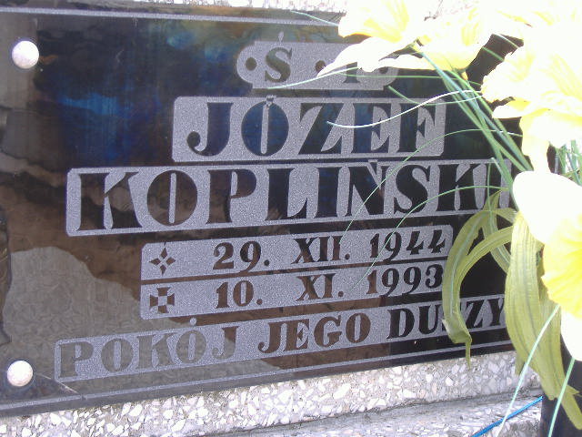 Józef KOPLIŃSKI 1944 Namysłów - Grobonet - Wyszukiwarka osób pochowanych
