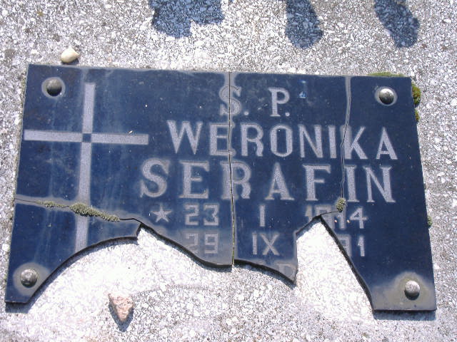 Weronika SERAFIN 1914 Namysłów - Grobonet - Wyszukiwarka osób pochowanych