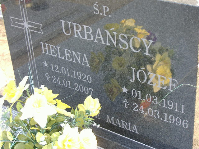 Józef URBAŃSKI 1911 Namysłów - Grobonet - Wyszukiwarka osób pochowanych