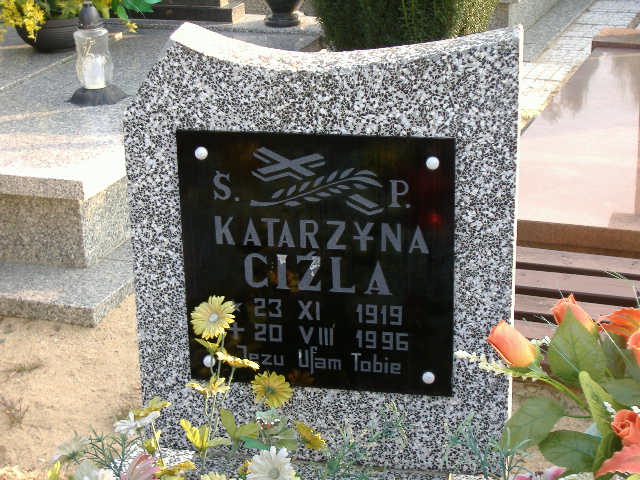 Katarzyna CIŹLA 1919 Namysłów - Grobonet - Wyszukiwarka osób pochowanych