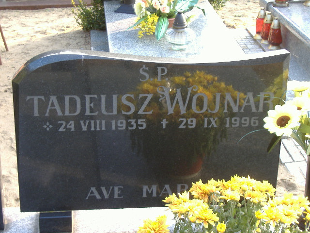 Tadeusz WOJNAR 1935 Namysłów - Grobonet - Wyszukiwarka osób pochowanych