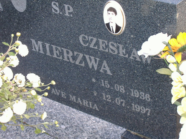 Grób CZESŁAW MIERZWA