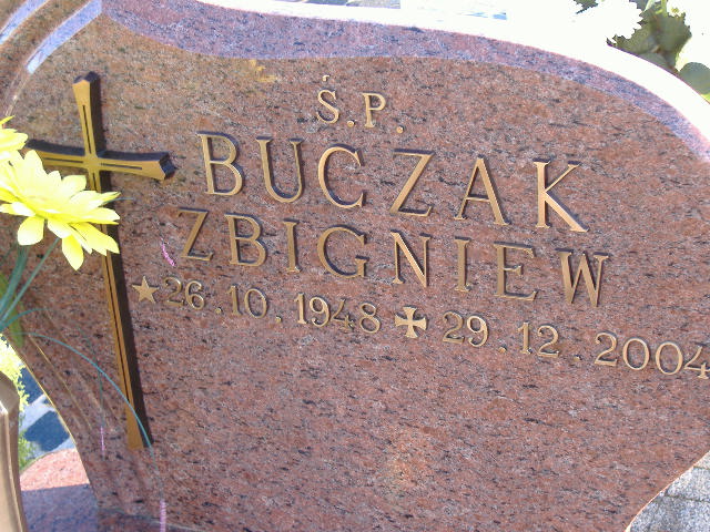 Zbigniew BUCZAK 1948 Namysłów - Grobonet - Wyszukiwarka osób pochowanych