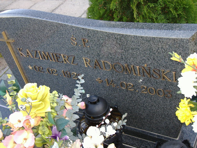 Anna RADOMIŃSKA 1927 Namysłów - Grobonet - Wyszukiwarka osób pochowanych