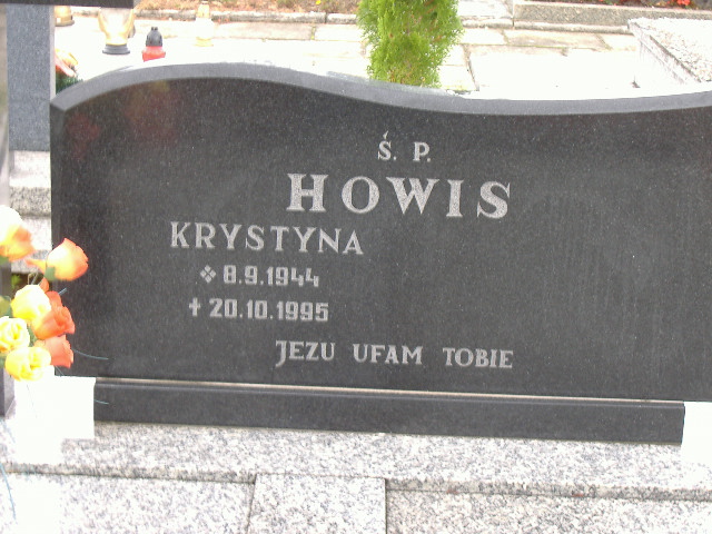Grób PIOTR HOWIS