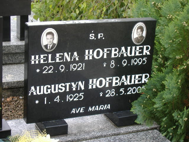 Augustyn HOFBAUER 1925 Namysłów - Grobonet - Wyszukiwarka osób pochowanych