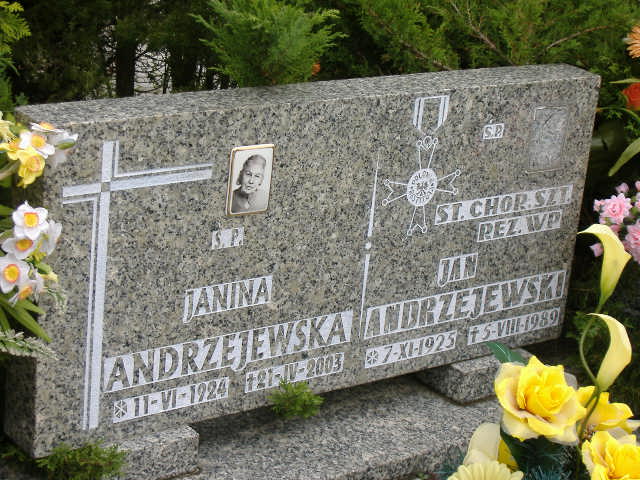 Zbigniew ANDRZEJEWSKI 1952 Namysłów - Grobonet - Wyszukiwarka osób pochowanych