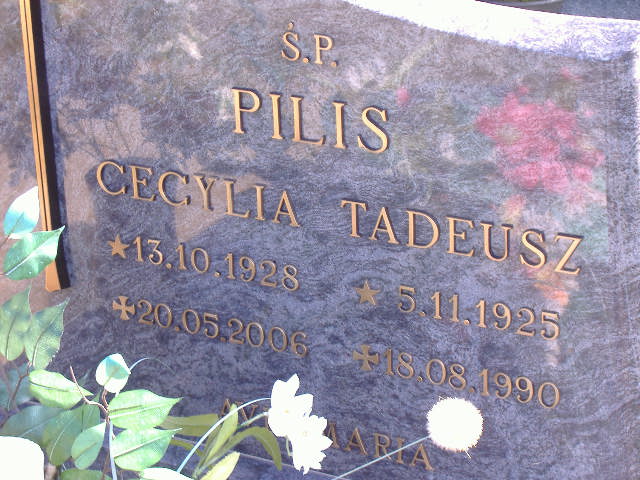 Cecylia PILIS 1928 Namysłów - Grobonet - Wyszukiwarka osób pochowanych