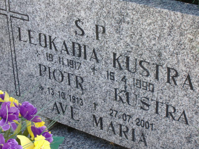 Piotr KUSTRA 1913 Namysłów - Grobonet - Wyszukiwarka osób pochowanych