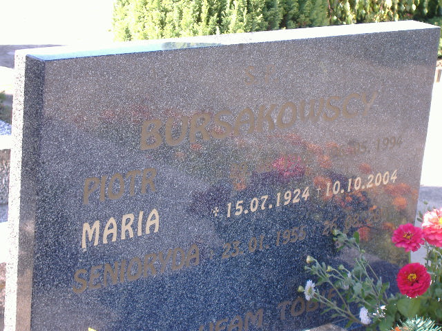SENIORYDA BURSAKOWSKA 1955 Namysłów - Grobonet - Wyszukiwarka osób pochowanych