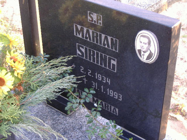 Grób MARIAN, HENRYK SIRING