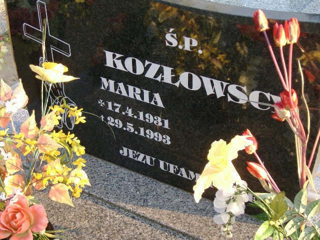 Bolesław KOZŁOWSKI 1933 Namysłów - Grobonet - Wyszukiwarka osób pochowanych