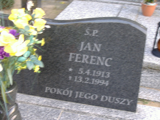 Jan FERENC 1913 Namysłów - Grobonet - Wyszukiwarka osób pochowanych