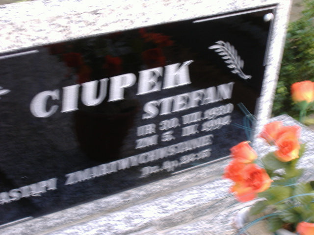 Stefan CIUPEK 1930 Namysłów - Grobonet - Wyszukiwarka osób pochowanych