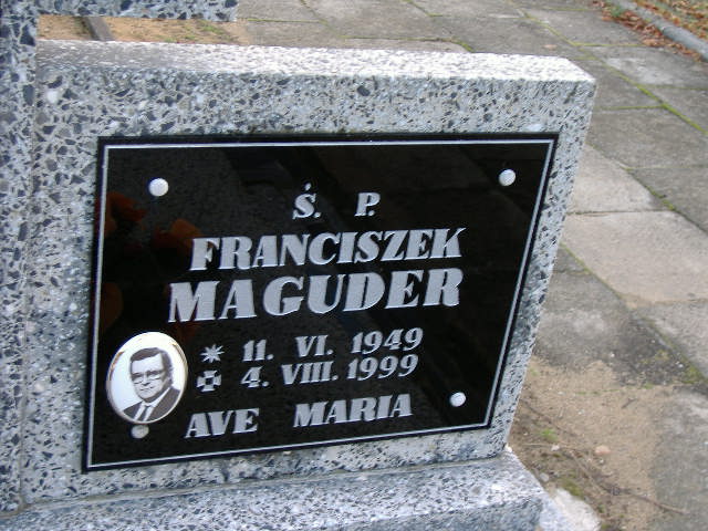 Franciszek MAGUDER 1949 Namysłów - Grobonet - Wyszukiwarka osób pochowanych
