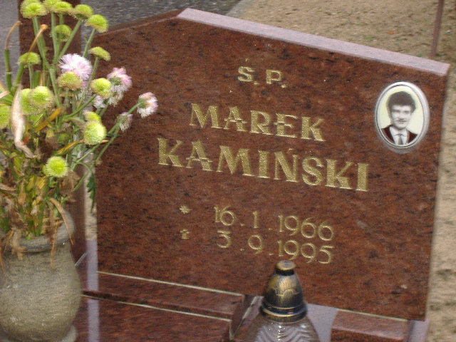 Marek Robert KAMIŃSKI 1966 Namysłów - Grobonet - Wyszukiwarka osób pochowanych