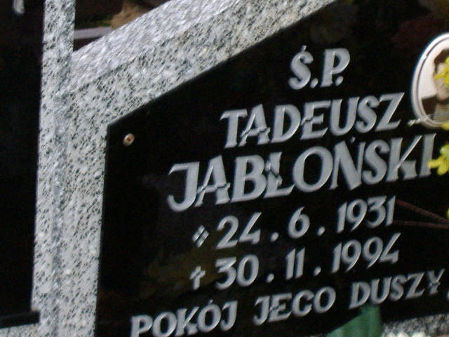 Krzysztof JABŁOŃSKI 1975 Namysłów - Grobonet - Wyszukiwarka osób pochowanych