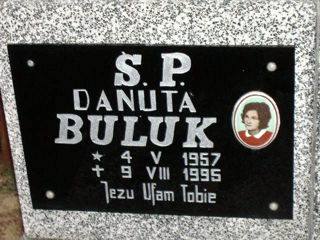 Danuta BULUK 1957 Namysłów - Grobonet - Wyszukiwarka osób pochowanych