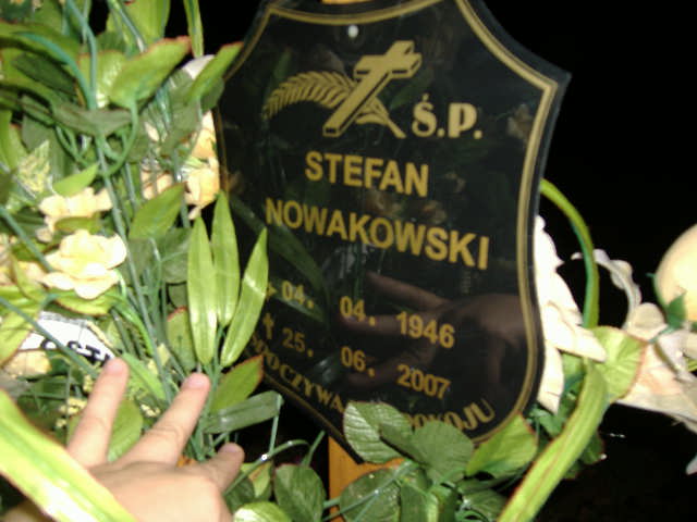 Stefan NOWAKOWSKI 1946 Namysłów - Grobonet - Wyszukiwarka osób pochowanych