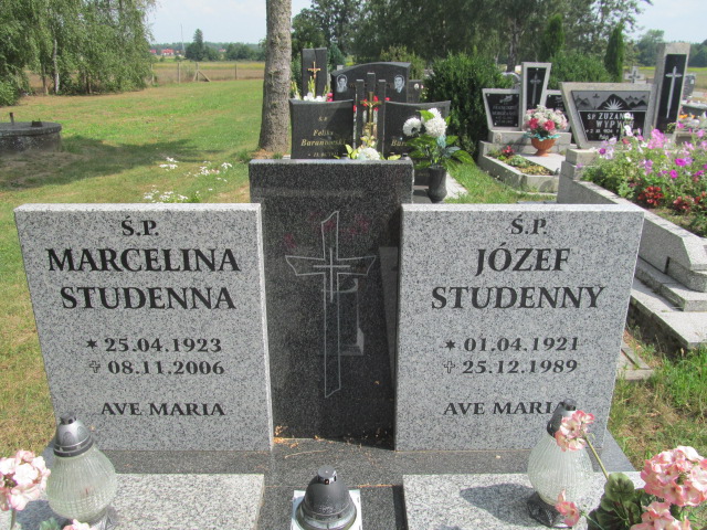 Józef Studenny 1921 Namysłów - Grobonet - Wyszukiwarka osób pochowanych