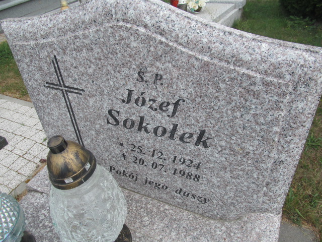 Józef Sokołek 1924 Namysłów - Grobonet - Wyszukiwarka osób pochowanych