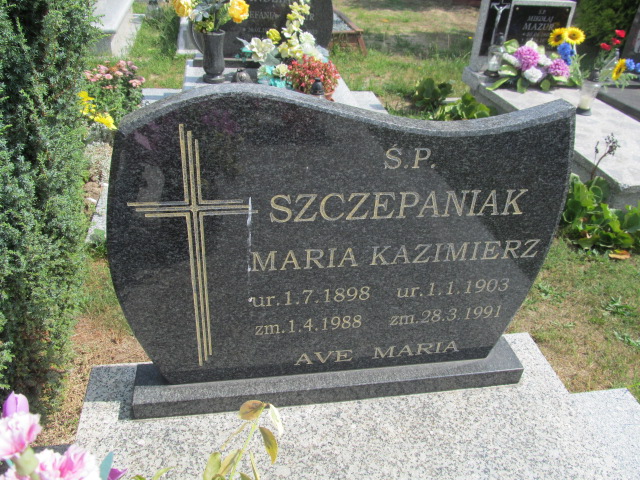 Kazimierz Szczepaniak 1903 Namysłów - Grobonet - Wyszukiwarka osób pochowanych