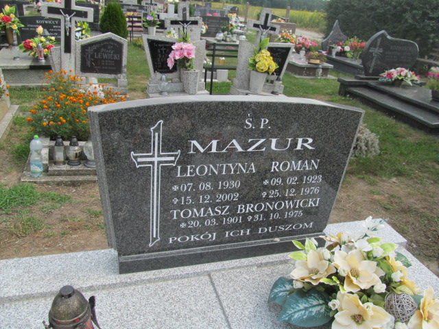 Roman Mazur 1923 Namysłów - Grobonet - Wyszukiwarka osób pochowanych