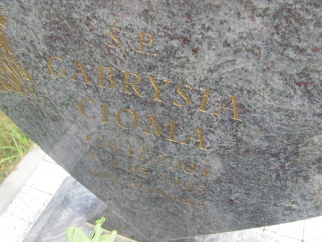 Gabriela Cioma  2004 Namysłów - Grobonet - Wyszukiwarka osób pochowanych